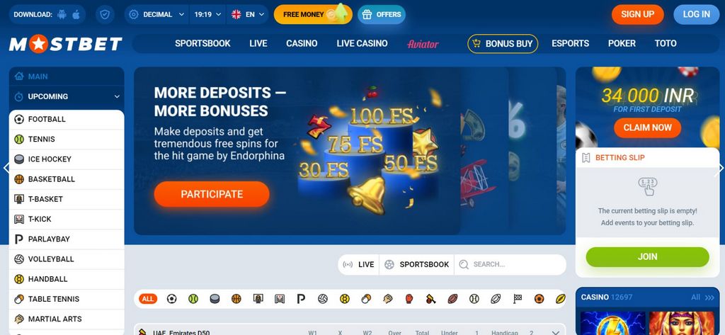 MostBet - Authorities website in the UAE - 300 FS for brand-new gamers